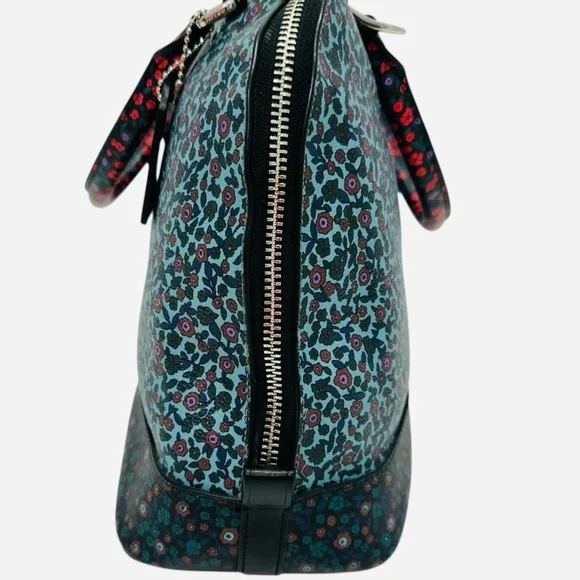 Coach Sierra Satchel Ranch Floral Tea Rose Print Limited Edition Domed Bag $395 - Picture 11 of 14